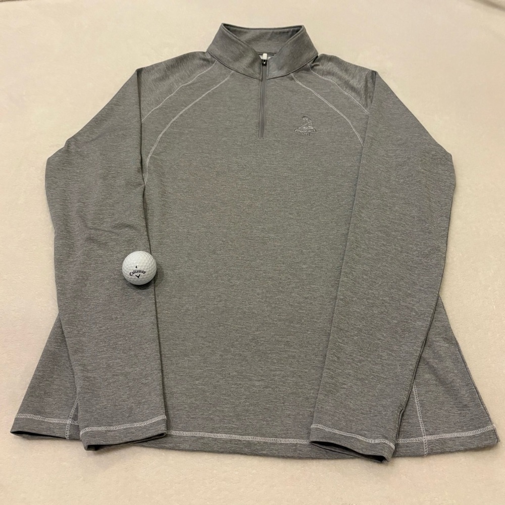 Brand New Without Tags FootJoy Pinehurst Quarter-Zip Long Sleeve Golf Shirt